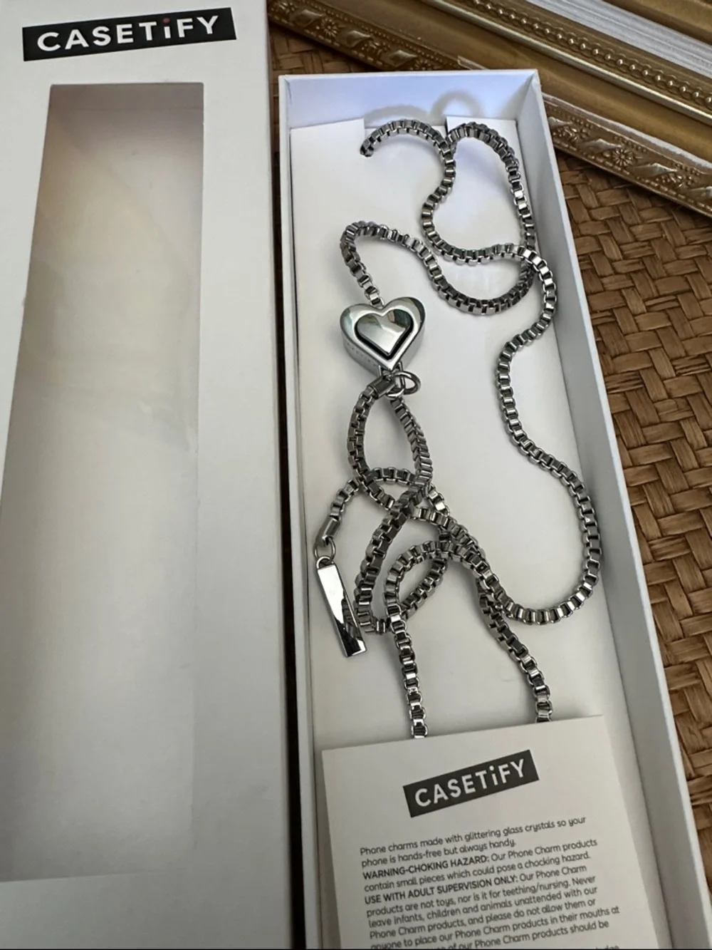 Casetify phone charm